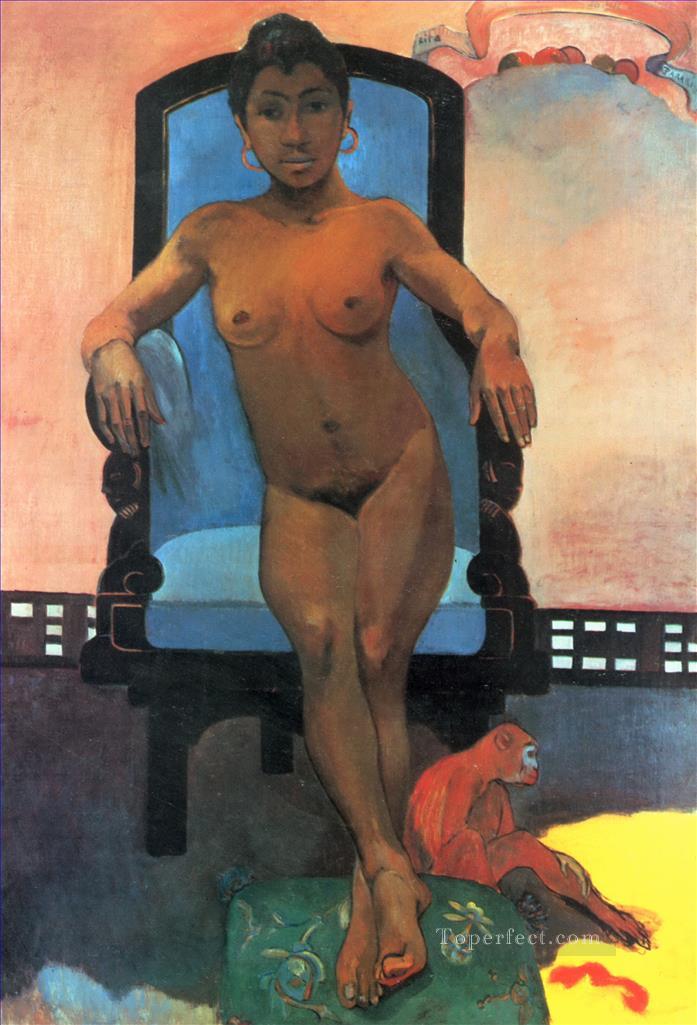 Aita Tamari vahina Judith te Parari Annah el posimpresionismo javanés Paul Gauguin Pintura al óleo